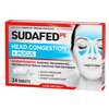 Sudafed Sudafed Head Congestion Plus Mucus Relief 24 Count Tablets, PK72 5358026